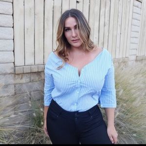 Fashion Nova Top & Wax Jeans